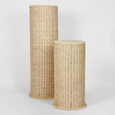 Belmont Rattan Plinth Small