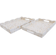 Scallop Mother of Pearl Tray