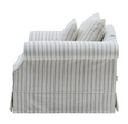Avalon Hamptons Armchair Stone Stripe