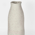 Tuba Ceramic Vase Tall White