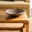 Fern Porcelain Bowl Pewter