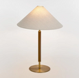Huntley Leather & Brass Table Lamp