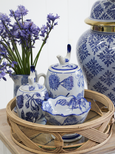 Ginger Jar Mosaic with Gold Trim