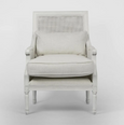 Hicks White Armchair