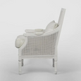 Hicks White Armchair