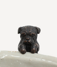 Hanging French Bulldog Dark Brown