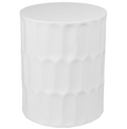 Siena Outdoor Side Table White