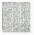 Athena Handblock Blue Coverlet Large