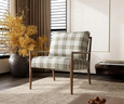 Douglas Armchair in corner of room