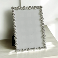 Abstract Silver Balls Frame 4 x 6"