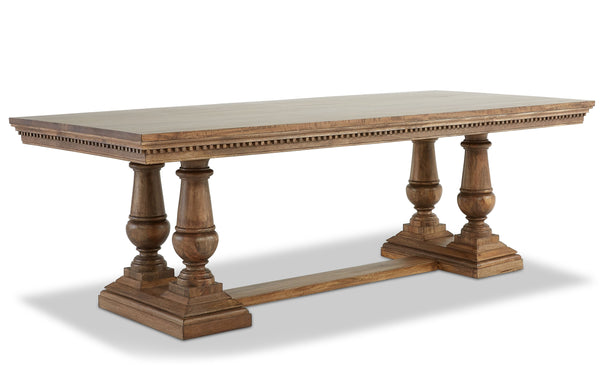 Laurent Dining Table Walnut Grey 280cm