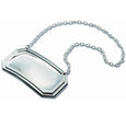 English Hallmarked Sterling Silver Reed Edge Blank