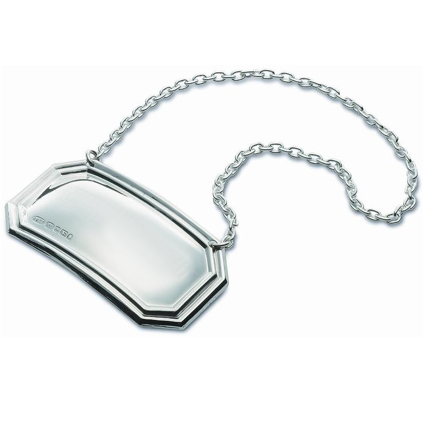 English Hallmarked Sterling Silver Reed Edge Blank