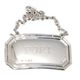 English Hallmarked Sterling Silver Reed Edge Port