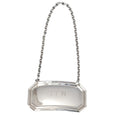 Decanter Label Silver Plated Gin