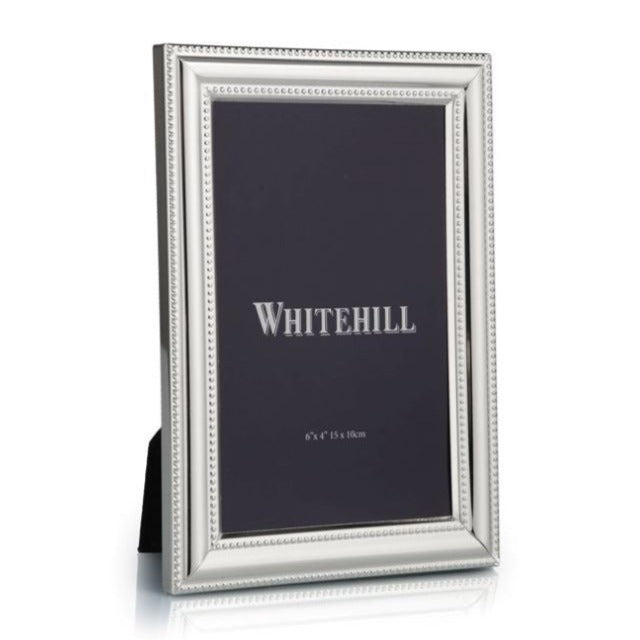 Silver Plated Beaded Photo Frame 10cm x 15cm