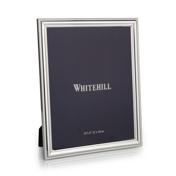Silver Plated Beaded Photo Frame 20cm x 25cm