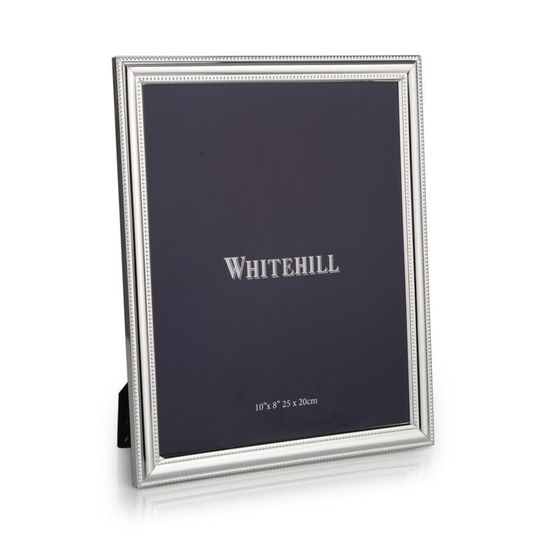 Silver Plated Beaded Photo Frame 20cm x 25cm