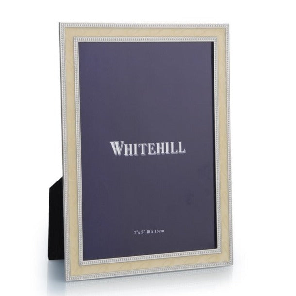 Ivory/Enamel Finish Photo Frame 13cm x 18cm