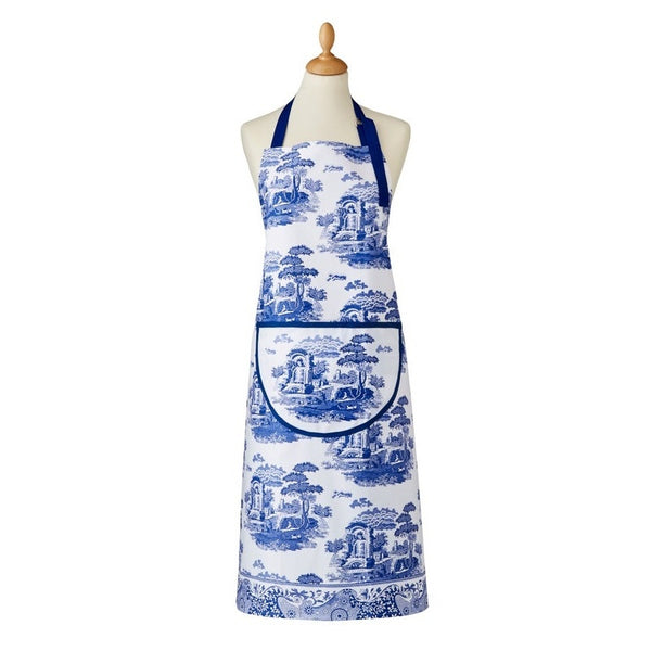 Pimpernel Blue Italian - 70x95cm/27.5x37.5" Cotton Drill Apron