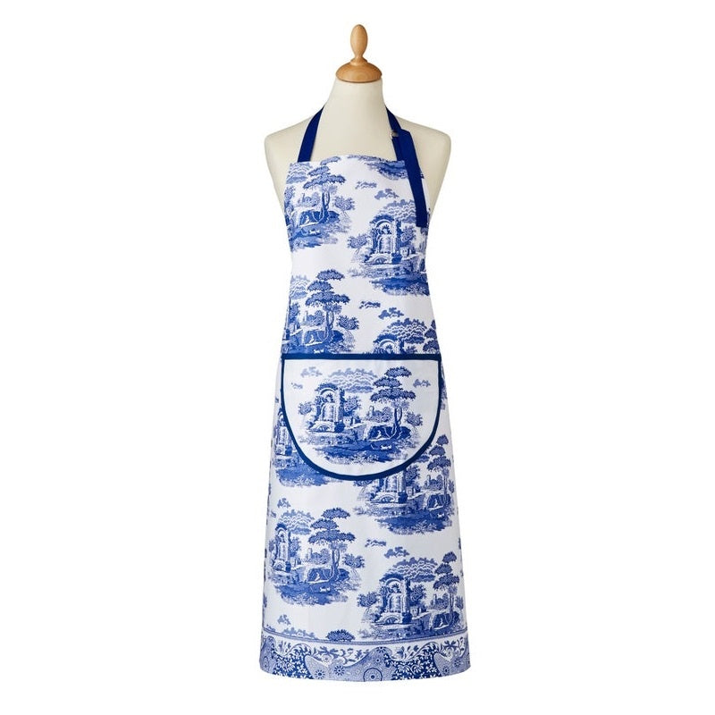 Pimpernel Blue Italian - 70x95cm/27.5x37.5" Cotton Drill Apron