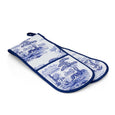 Pimpernel Blue Italian - 18x88cm/7x35" Double Oven Glove
