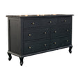 Adelaide Wide Dresser Black Oak