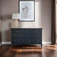 Adelaide Wide Dresser Black Oak