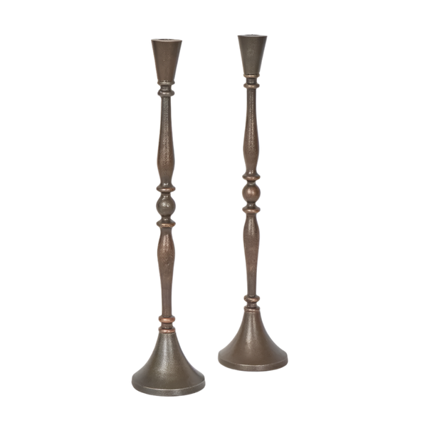 Antique Gold Candle Holders