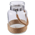 Aubrey Candleholder Large Natural & Clear