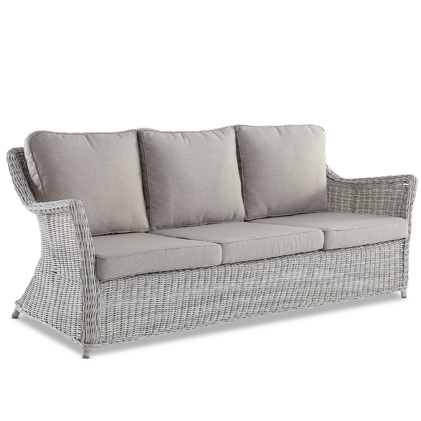 Avalon 3 Seater Sofa White/Grey