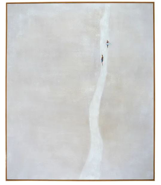 Coastal Stroll Framed Canvas