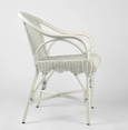 Belle Rattan Armchair White