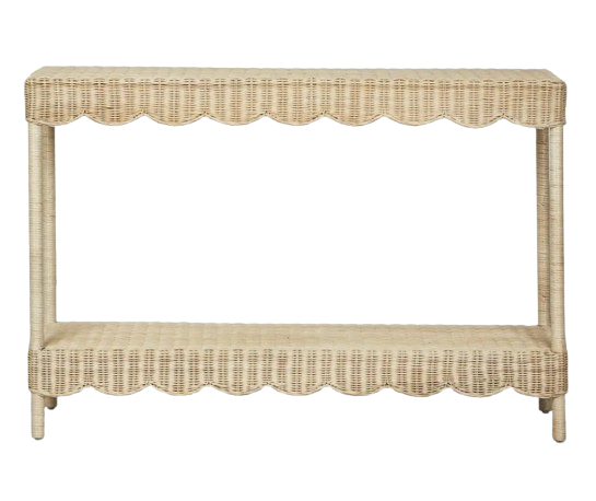 Belle Rattan Console