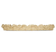 Belle Rattan Scallop Tray Large
