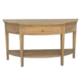 Beresford Curved Console Dark Oak