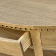 Beresford Curved Console Dark Oak