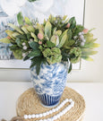 Eucalyptus Berry Bouquet 30cm Green