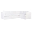 Birkshire Slip Cover Modular Sofa - White Linen Option 1