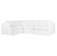 Birkshire Slip Cover Modular Sofa - White Linen Option 2