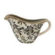 Black Floral Bowl Jug