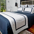 Denim Braid Navy Sham