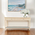 Brianna Bobbin Whitewash Oak Console Table