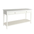 Brianna Bobbin White Console Table