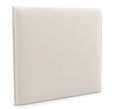 Brighton Slip Cover Queen Bedhead w Valance Natural Linen