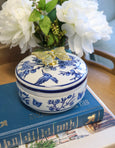 Butterfly Trinket Box Round