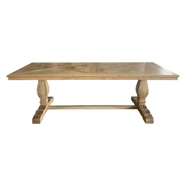 Charlotte Dining Table Parquetry Natural Oak 240cm