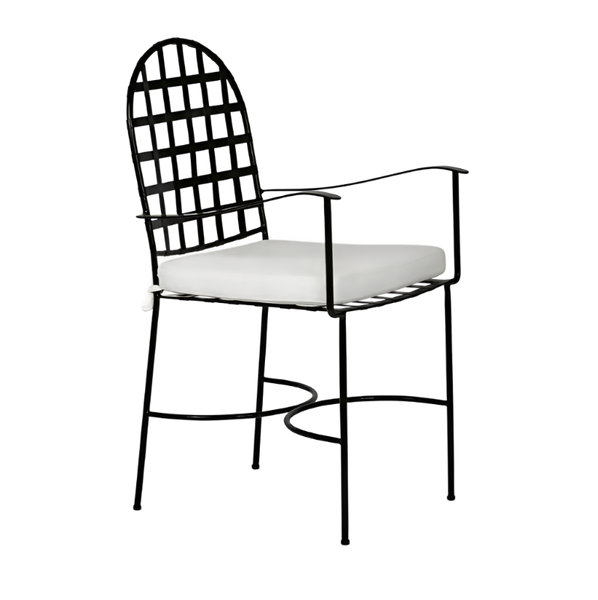 Davenport Iron Outdoor Carver Armchair