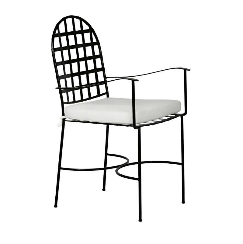 Davenport Iron Outdoor Carver Armchair