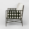 Davenport Iron Outdoor Lounge Black/White